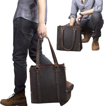 Dios Urbano Business Bag | The Perfect Business Bag for Modern Executives with Timeless Taste from Rare Klub. Only $109. Last Few Pieces Left! Make a timeless and unforgettable impression with the Rare Klub Business Bag. Handcrafted from full-grain leather, it's perfect for work. This order includes free shipping.