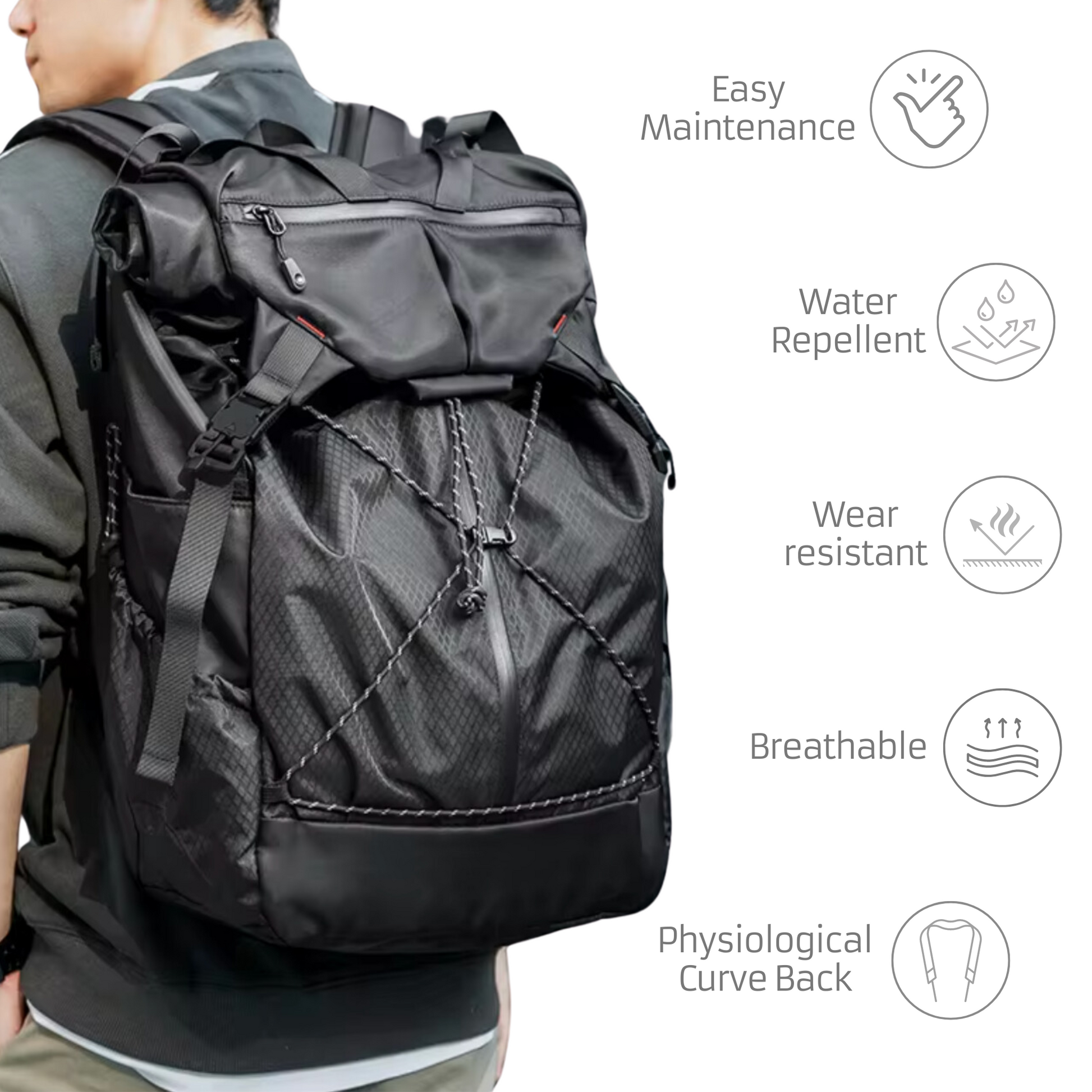 More than just a backpack to explore life's adventures and discover new destinations from Rare Klub. Ideal for business trips or weekend getaways. Sleek design, odor and wash-resistant material.